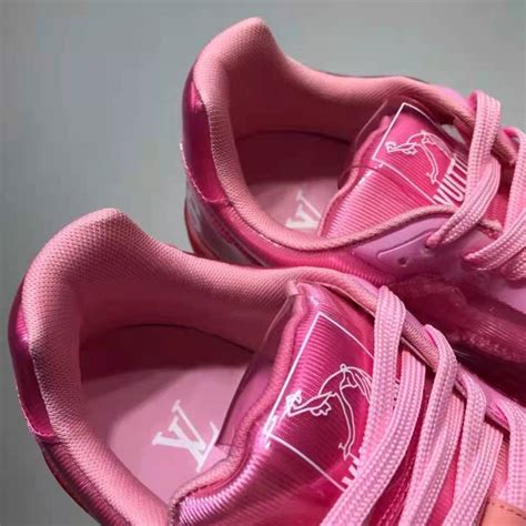 louis vuitton pink trainers|Louis Vuitton trainer pink ss21.